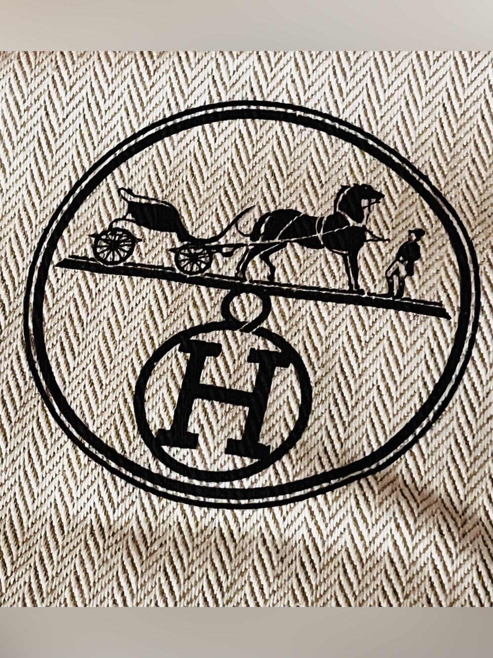 Lot of Two (2) Hermes Dust Bags - Picture 2 of 7